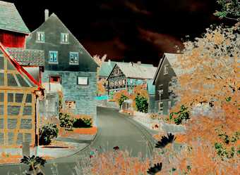 Typische Dorf-Ansicht